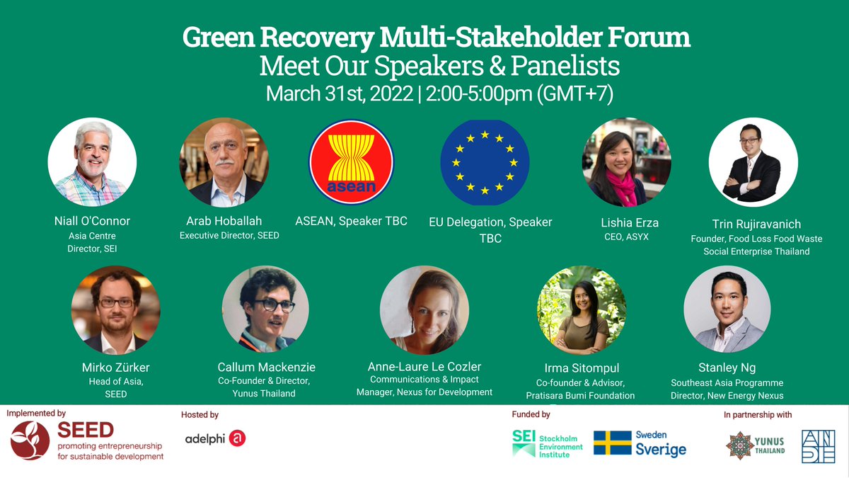 kefirlime's tweet photo. 🧐 Are you interested in learning about Green Recovery and what policies could better integrate the role of green and socially inclusive MSMEs in it?

RSVP: https://t.co/UABKC0KX72
More info: https://t.co/Pvaw82wKYr https://t.co/Q6wbRGYzHb