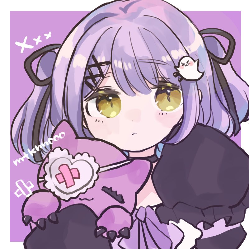 「紫宮るなさん描きました️🐾 #るなぱれっと 」|めたるかのん໒꒱· ゚のイラスト