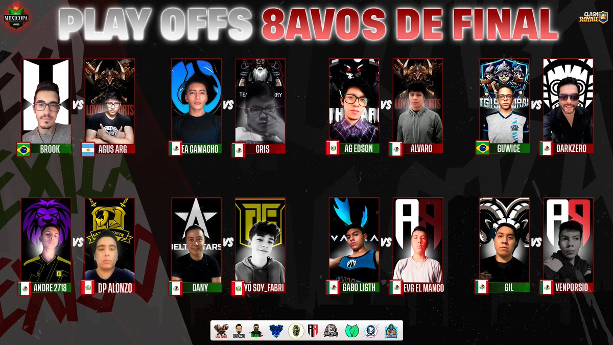 📌#ClashRoyale #Mexicopa
🔥 Elige a tus Favoritos!
⌚️ Mañana! 19:00 hrs🇲🇽
🎙️ <a href="/TiareTenorio/">Tiared 💘</a>
🎙️ <a href="/TucansitoAlv/">Tucansito</a> 
 📺twitch.tv/mexicopacr

💸Dinámica Para Ganar $25 USD.
➡️ Menciona  al menos 6 Clasificados de este bracket
📌Requisitos Fav Y retwett.
Checa las bases en twett Fijado