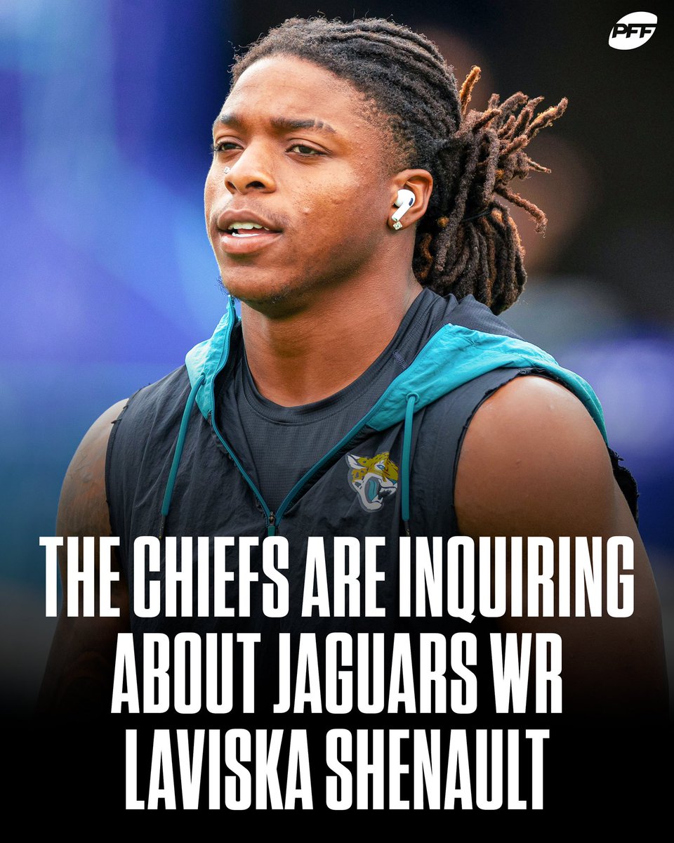 PFF_Fantasy's tweet image. How good could Laviska be in the KC offense 👀 (Per @Schultz_Report)