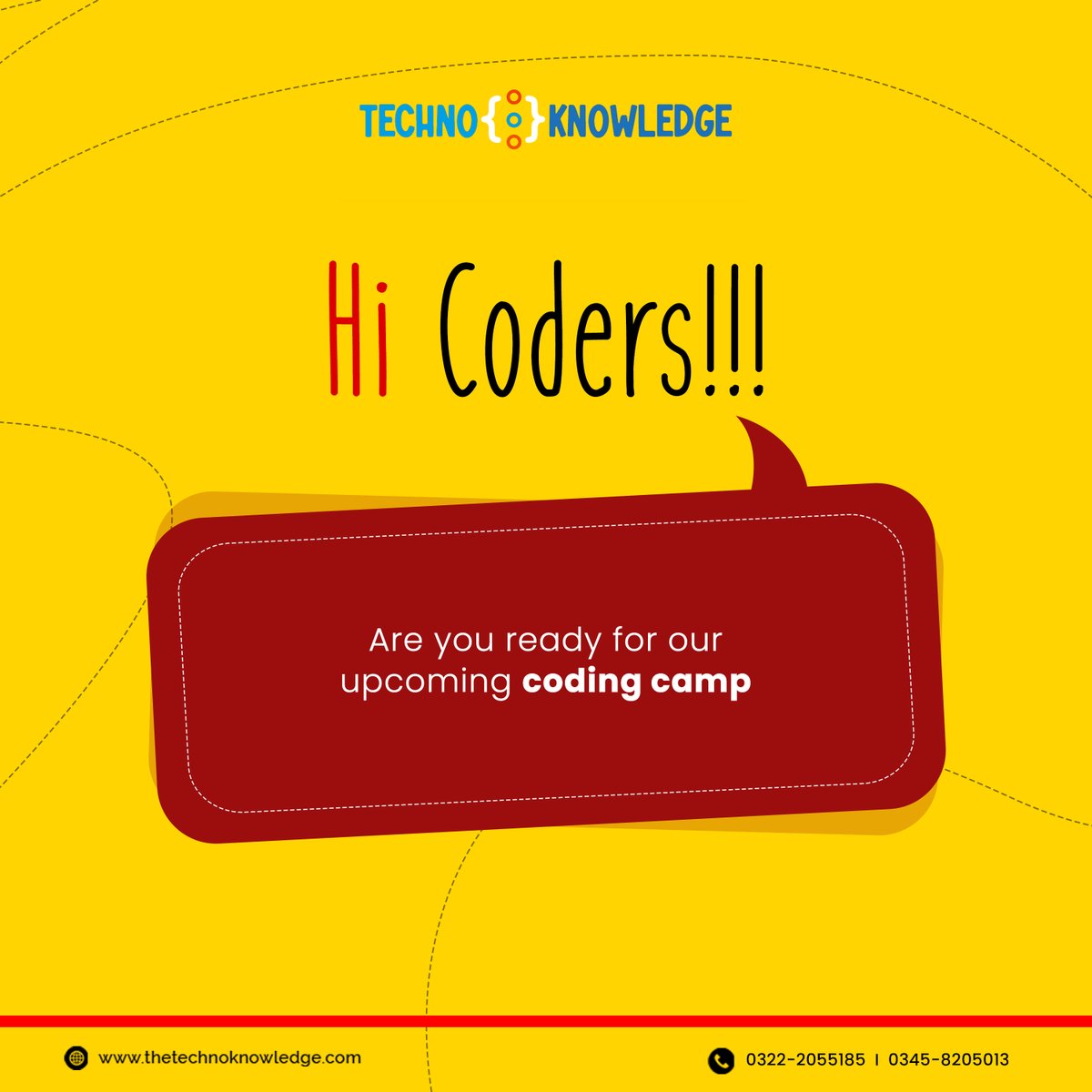 technoknowledg4's tweet photo. Jr. Coding Camp #Coming #Soon
-
Register Now: https://t.co/tFhCIwDX7m
-
#codingcamp #summercamp #computersciene #programming
#codingforkids #syntaxbasedprogramming https://t.co/OJM5D80NkL