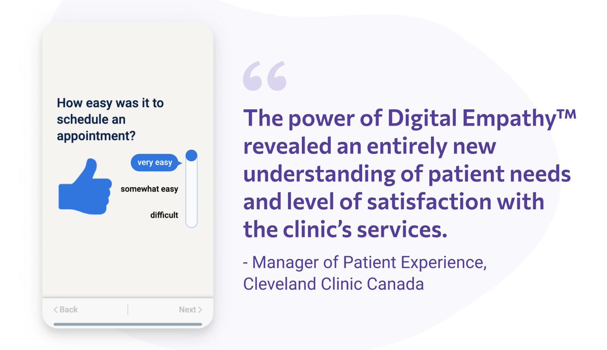 In order to support their 'patients first' care initiative, <a href="/ClevelandClinic/">Cleveland Clinic</a> Canada used Tickit to develop a nuanced understanding of patient satisfaction.

Read the full story: ow.ly/FPec50IoMku

#patientexperience #healthcare #digitalempathy