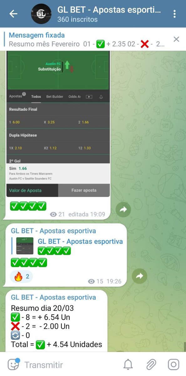 GL_BET_'s tweet photo. @bsantos_foto @bet365 Grupo gratuito de apostas esportivas. Venha conferir.
https://t.co/8UYKlh2rOh https://t.co/Rh8yaSJvuu
