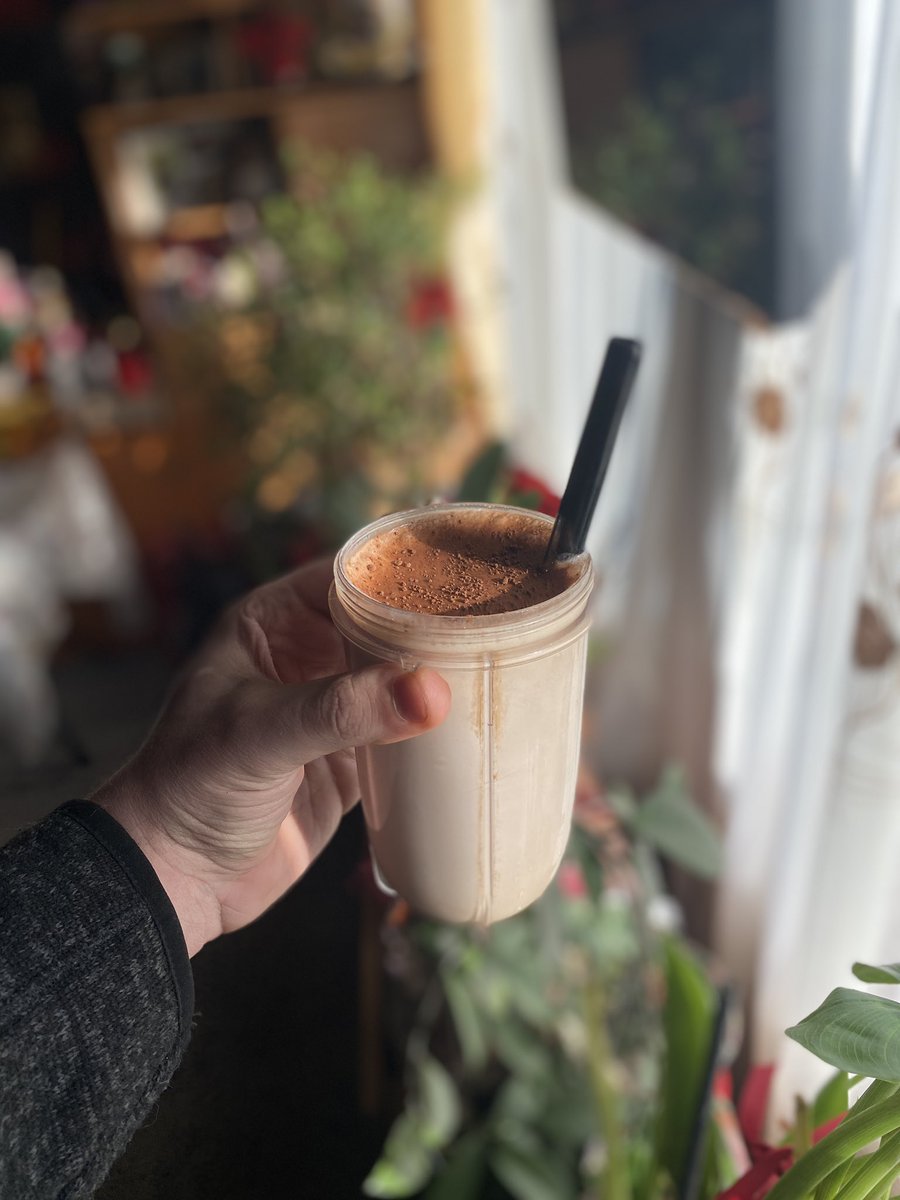 Protein shakes hit different