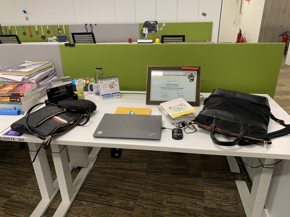 Back to my workstation after 2 years #Nostalgicmoment #memoriesrunningthroughmymind #Bestplacetoworkfor <a href="/saplabsindia/">SAP LABS INDIA</a>