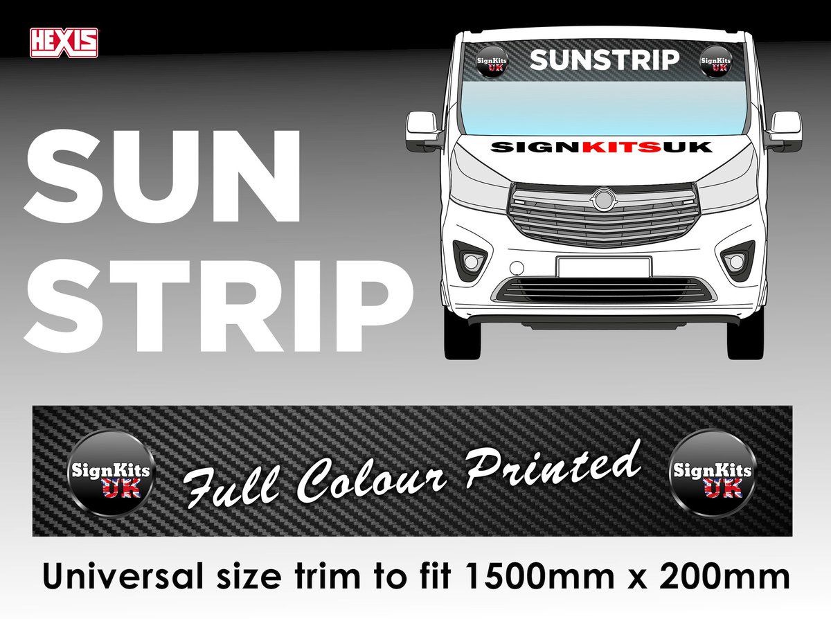 New item on our website. Full colour printed sunstrpes only £25
signkitsuk.com