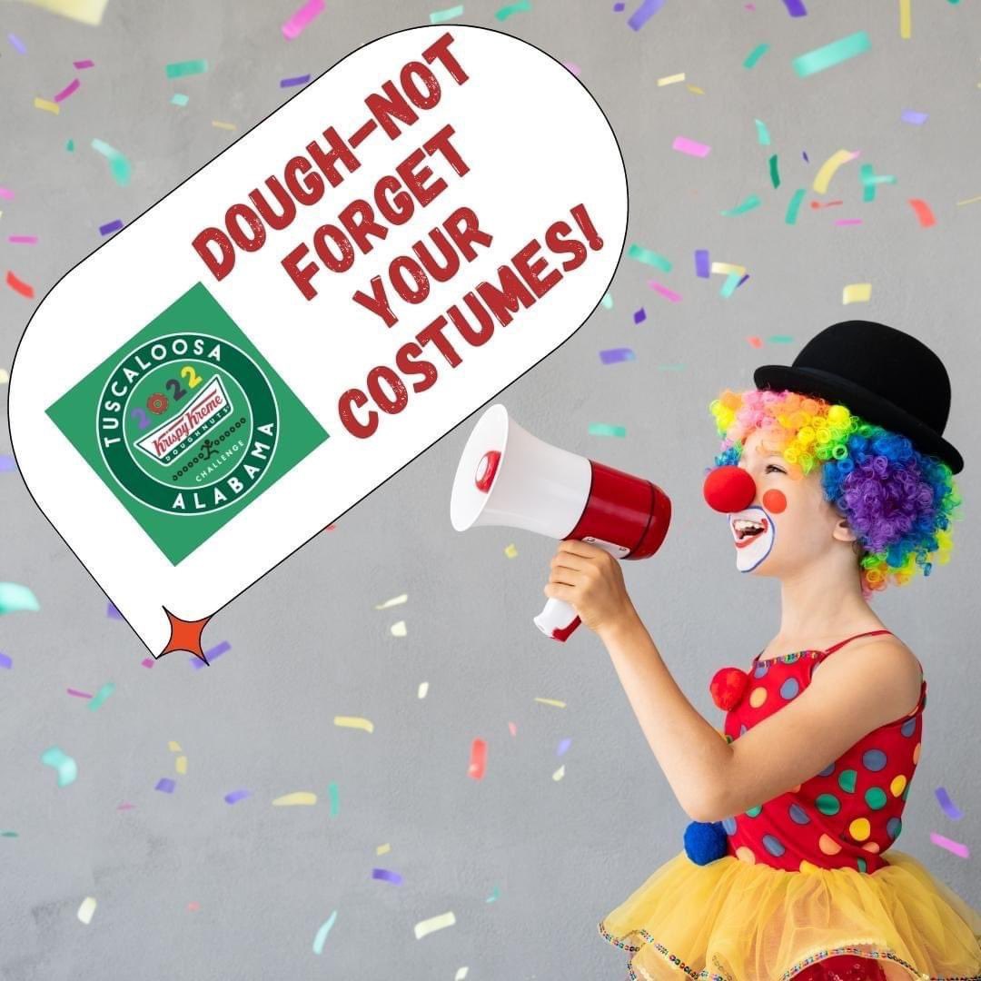 WE CANNOT WAIT to see you all in person!  Don't forget your costumes if you want to add a little sprinkle to the SWEETEST RACE AROUND! @tuscaloosakkc