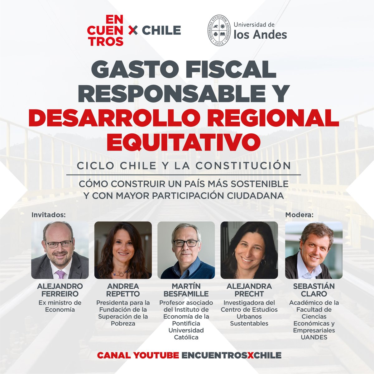 EncuentrosxCL's tweet photo. ¡Próximo miércoles 30 de marzo! Los invitamos a un nuevo capítulo del ciclo “#Chile y la #Constitución” para hablar sobre #sostenibilidad en materia fiscal y territorial.
Link de inscripción presencial 👉 https://t.co/exfkusRShr. https://t.co/q5HCqQkKJB