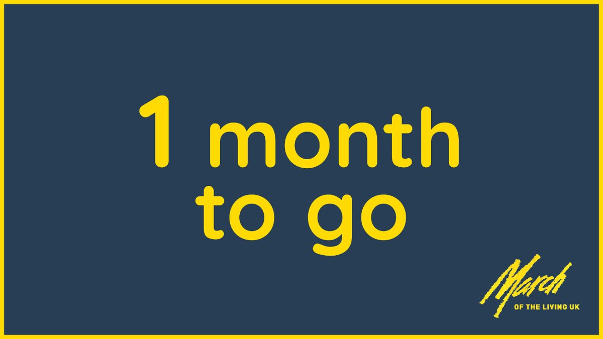 MOTL_UK_'s tweet image. Only one month to go. Follow us on our socials so you can join in with our March from 24th until the 29th of April.

#marchoftheliving
