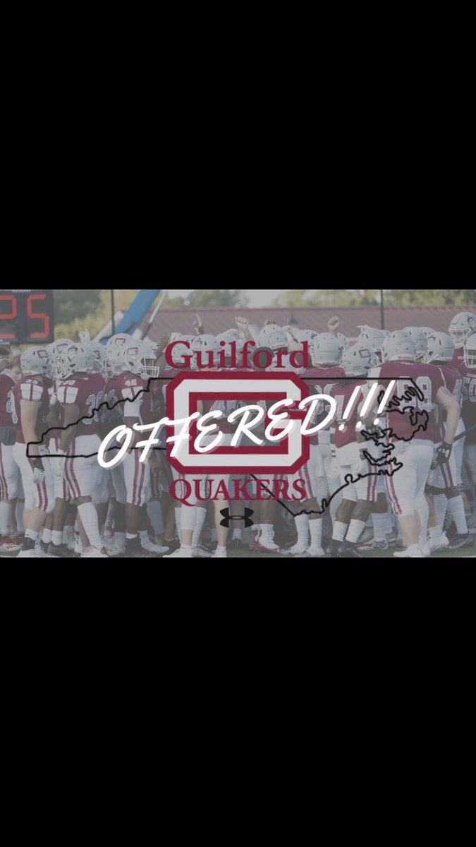 I am blessed to receive another offer from guilford college 🖤❤️🤍 <a href="/CoachGusSHS/">Randall Gusler</a> <a href="/GuilfordFB/">Guilford College Football</a> <a href="/CoachKBarr/">Coach Barr</a> thank you guys a lot !