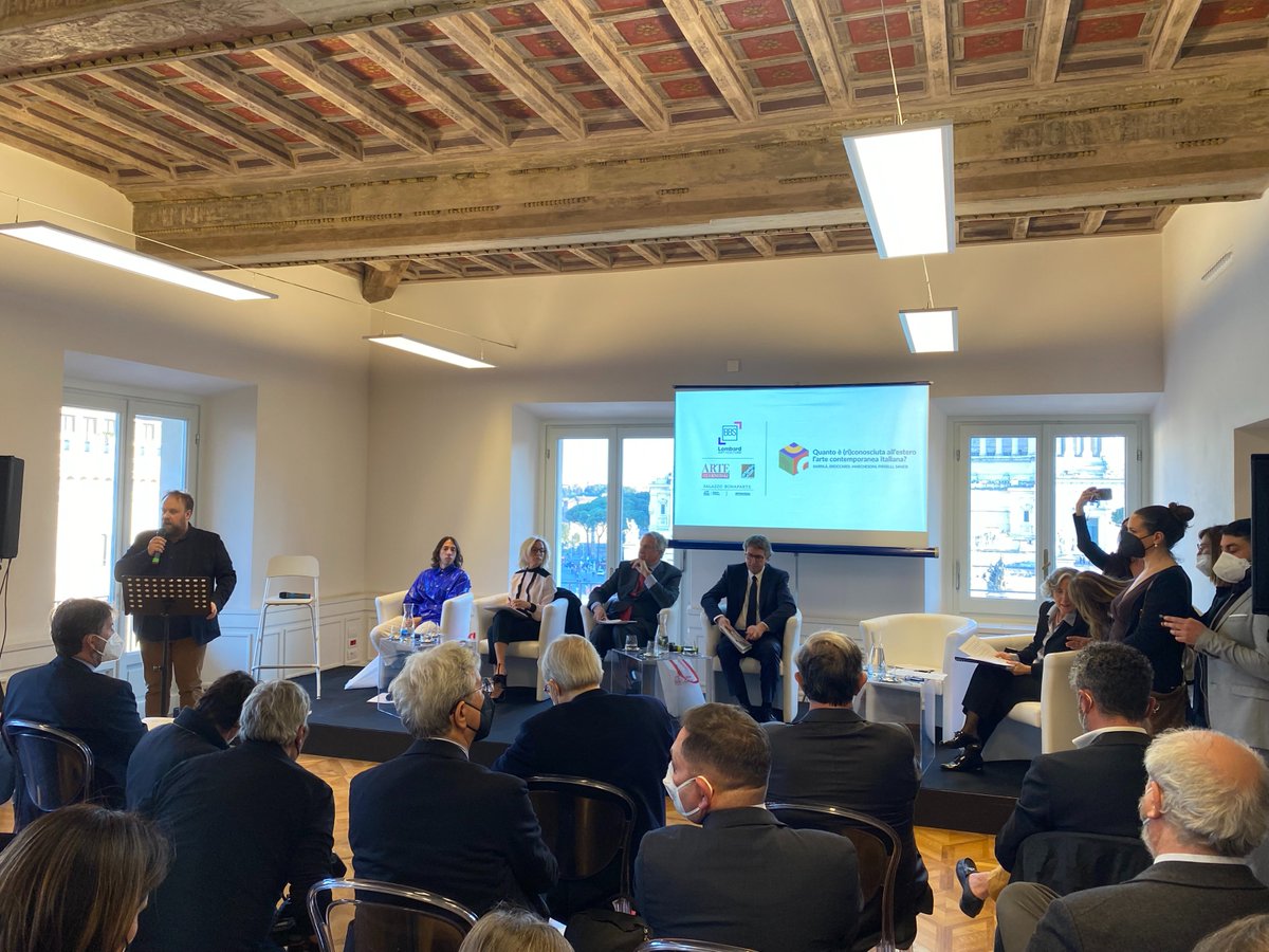 Quanto è conosciuta l’arte italiana all’estero? Lo scopriamo oggi a #Roma, a #PalazzoBonaparte, con il report sull’arte contemporanea sostenuto da Arte Generali 
#GeneraliValoreCultura #PalazzoBonaparte #Arthemisia #ARTEGenerali #BBSLombard