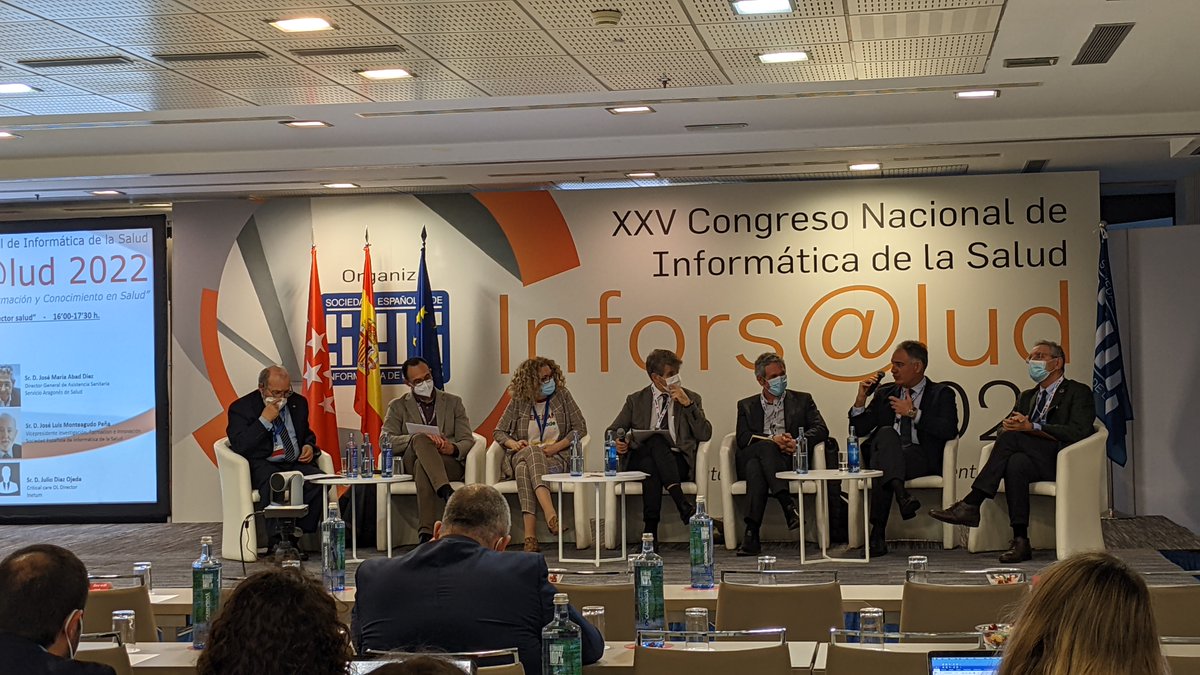 inetum_es's tweet photo. #Inforsalud22 Julio Diaz Ojeda, Critical Care OL Director de @inetum_es, participa en el debate "Cambio cultural y competencias digitales en el sector salud".
@SaludExtremadur @sanidadgob @GobAragon @ibsalut @SEISeSalud @SalesforceES
#Inforsalud #sanidad
#Positivedigitalflow https://t.co/CQJvCpb6PL