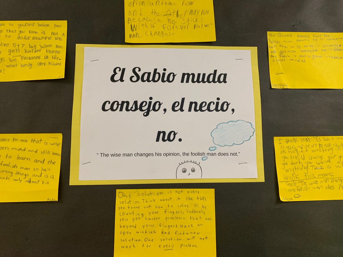 the_fabulously's tweet photo. Our author study unit is in full effect in 4–2! Fourth graders enjoyed interpreting and analyzing Mexican proverbs in the text, Esperanza rising! @PamMunozRyan your stories and journey are an inspiration to all of us! @LivingstonPark @MrsFinneganMrs1 https://t.co/JQpACY7M9V