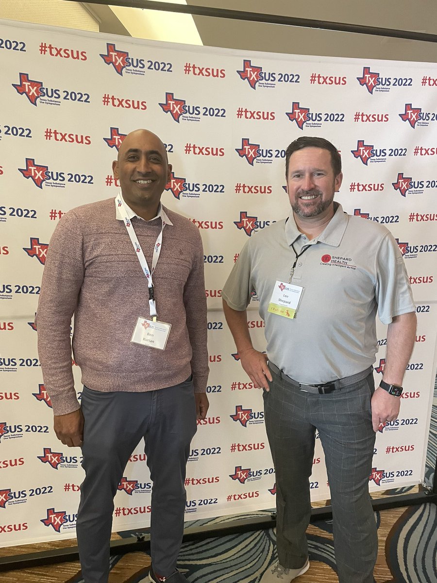 Very excited to be here at #TXSuS, representing <a href="/SHEPARDHEALTH/">Shepard Health</a> while learning from and forming relationships with the heroic community.  Thank you to @DrJSPotter and her team! #healthcare #SUDTreatment