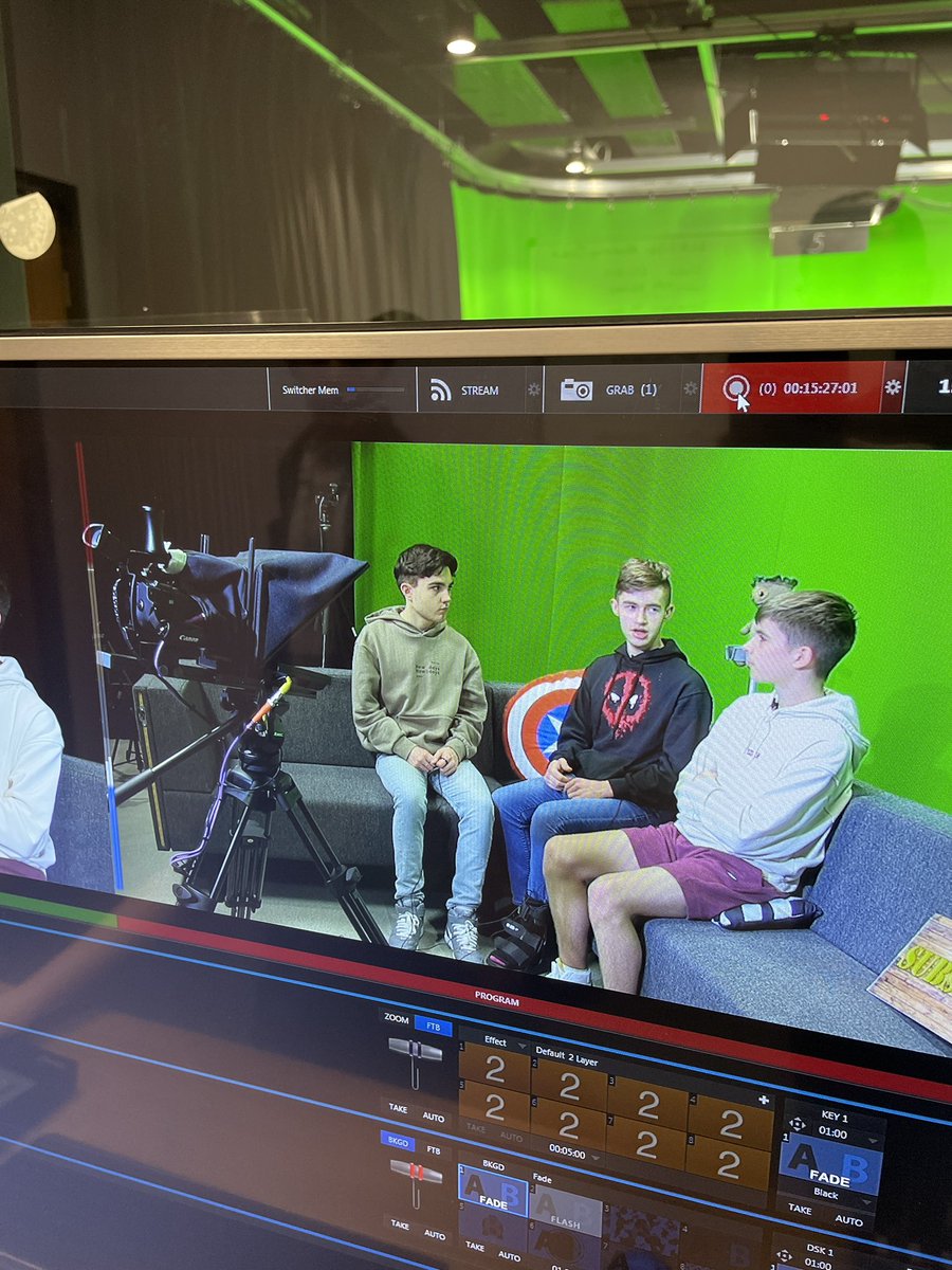 gary_rose's tweet photo. TWO EPISODES IN ONE WEEK CLAXON
Twice a week uploads? The #YouTube algorithm won’t know what’s hit it 😂
#TVStudioClub
#CDMPTV #DSFCTVStudio
#BTEC @pearsonbtec #BTECCDMP #multicam #multicamera #Tricaster #tvstudio https://t.co/9D7q13KAsj