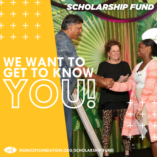 MunozFoundation's tweet photo. (3/3) Have you or a high school senior you know applied for the 2022 Scholarship Fund? If not, visit https://t.co/opxUCkNnNM to apply to be one of this year’s #AMFScholars! https://t.co/Xel2LtJLXL