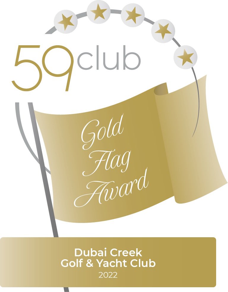 Congratulations to @DubaiCreekGolf for receiving the Gold Flag Award 🤩 #GolfIndustry #Awards #UAEGolf @59club1 @59clubuk