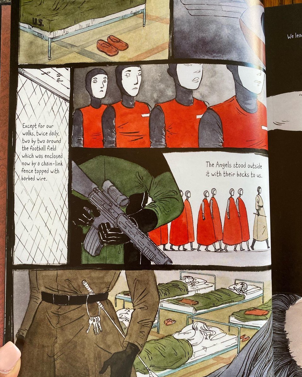 bookfairies_ct's tweet photo. A Cape Town Book Fairy joining in our readathon for Margaret Atwood’s The Handmaid’s Tale is sharing their #shareyourfirstpage of this gorgeous graphic novel version by Renée Nault (Adapter, Artist)
#BookFairiesTurn5
#BookFairyBirthday
#IBelieveInBookFairies https://t.co/u27tHsHNnm