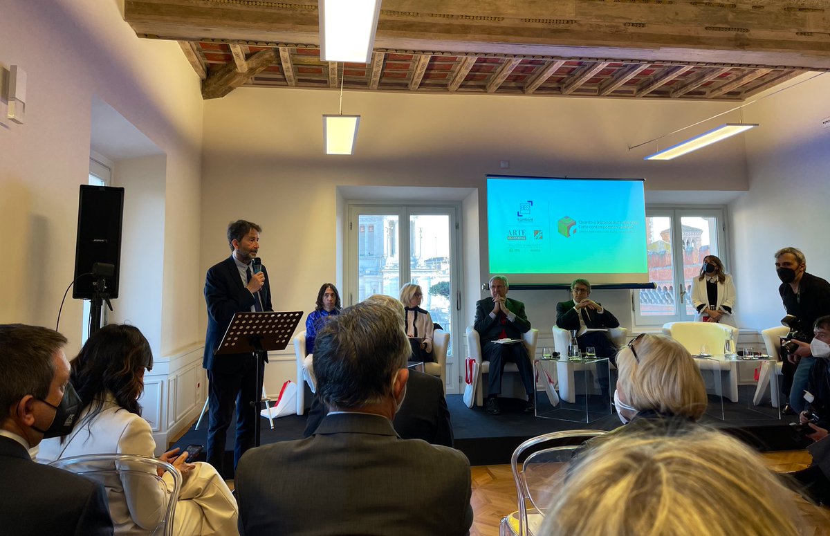 “È fondamentale sostenere l’arte contemporanea italiana e promuoverla a livello internazionale, soprattutto dopo le difficoltà causate a questo settore dalla pandemia” le parole del Ministro della Cultura <a href="/dariofrance/">Dario Franceschini</a> a #PalazzoBonaparte

#GeneraliValoreCultura #adv