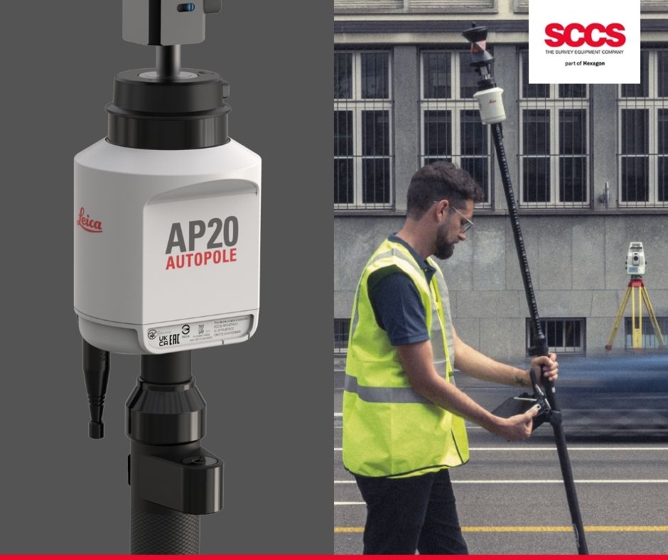 SCCSSURVEY's tweet photo. The new Leica AP20 gives you the flexibility to work faster on any site. Adjust the pole height without needing to record your changes, measure hard to reach points with a tilted pole and stay locked onto your target only. https://t.co/bmgTbZAzvC
#AP20 #AutoPole #Surveying https://t.co/JX6rUAIM8A