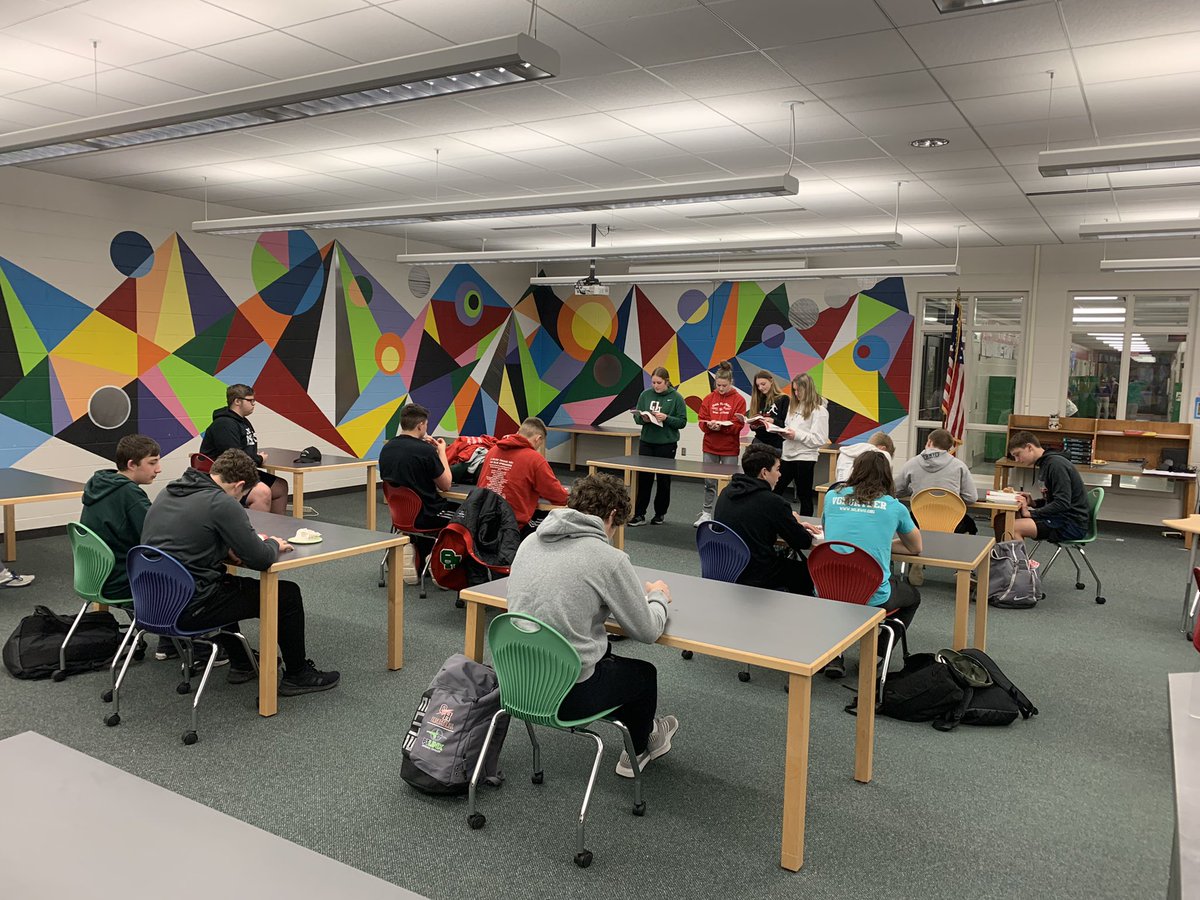 OHRocketFB's tweet image. Dori Schiets, Megan Rife, Rylee McKitrick and Sami Tack led our FCA meeting this morning. Their  message focused on overcoming the fear of failure in athletics and in our daily lives.