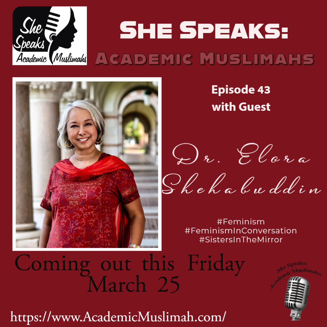 Amazing episode coming out tomorrow with Dr. Elora Shehabuddin
Must listen for anyone interested in feminism (and if your feminism is not in conversation with Global South, then its not feminism!)