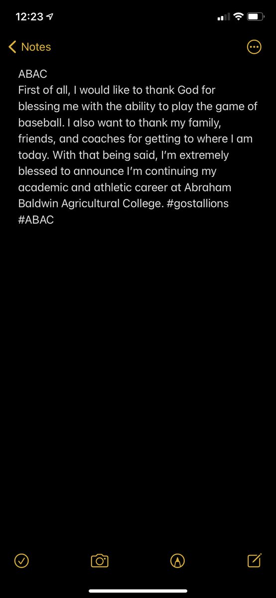milbrandt90's tweet photo. #ABACBaseball #110committed https://t.co/GDXRZ2fOkq