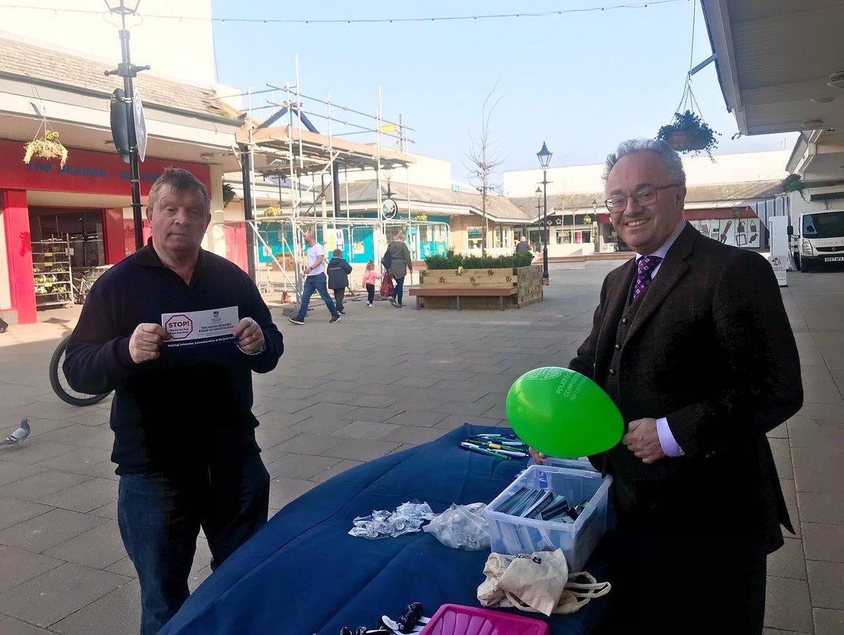 LeicsPCC's tweet photo. Our first pop up stall this year! We were in Belvoir Shopping Centre. It was great to meet so many members of the community and hear their thoughts on the police and crime in the area #communitythursday #popupstall #coalville https://t.co/x1HxbF1b2j