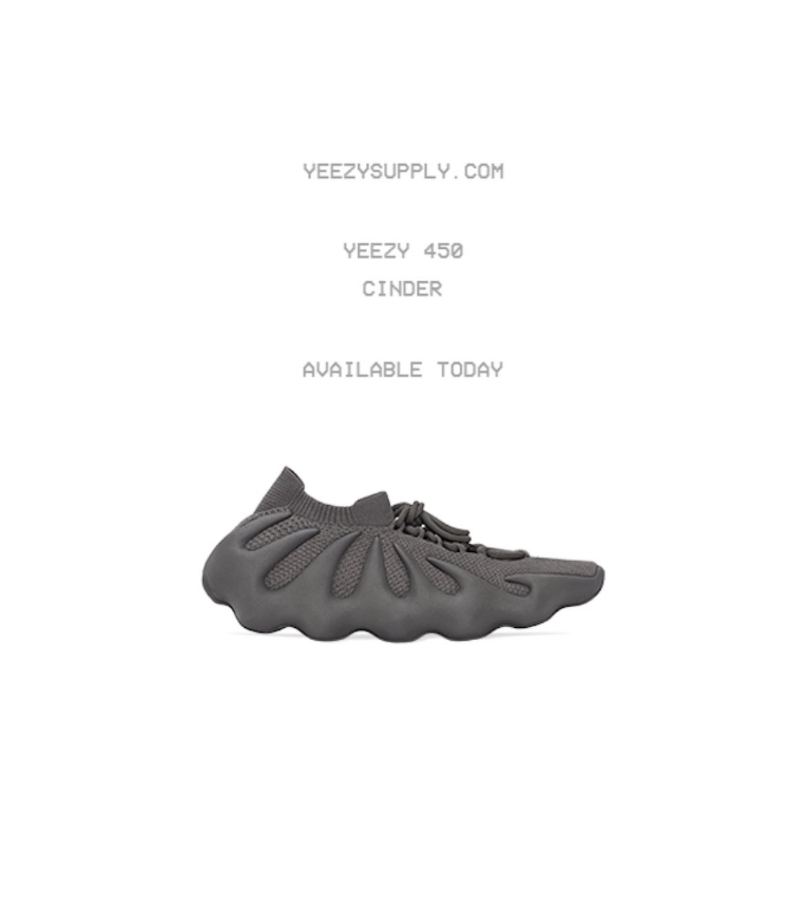 Yeezy supply cinder 2025