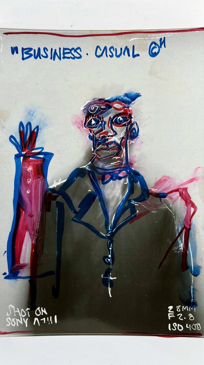 seck2x's tweet photo. Business casual.
Mixed media by me. https://t.co/WODs7QzlbE