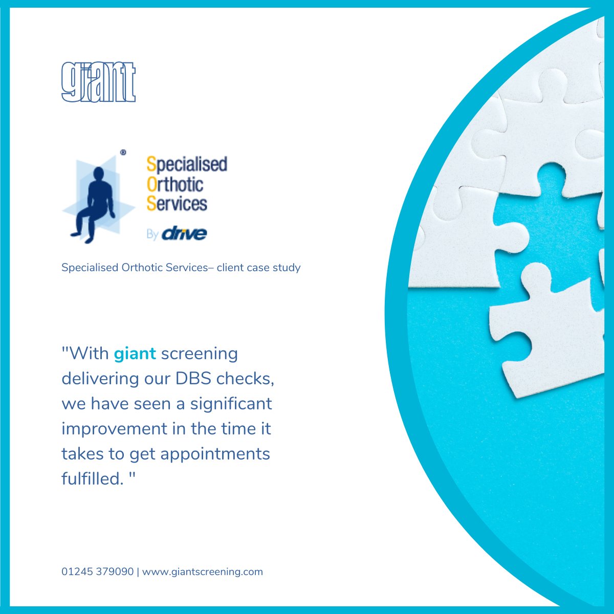 giantprecision's tweet photo. Our case study talks about how giant screening product benefited Specialised Orthotic Services!

Read in full: https://t.co/rtL9acCyOP

#backgroundscreening #vetting #giant #UK #DBSchecks #criminalchecks https://t.co/1uXTceb4g7