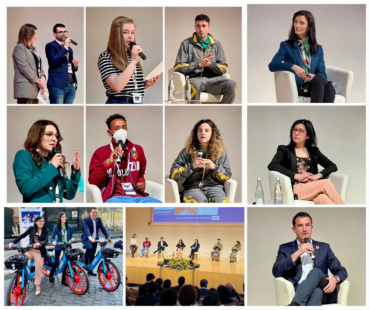 Thrilled to launch #EuropeanYearOfYouth 2022 in 🇮🇹 w/ such inspiring #youth! 

You are the spirit of 🇪🇺 next generation. Let’s voice your #vision for its future! 

We 📣#LISTEN 🔄#INVOLVE &amp; 🤝#SUPPORT young people. 

Thank you Minister <a href="/DadoneFabiana/">Fabiana Dadone</a>🇮🇹 &amp; Mayor <a href="/erionveliaj/">Erion Veliaj #MedCapitalCulture2025 🇪🇺🇦🇱</a> 🇦🇱⤵️