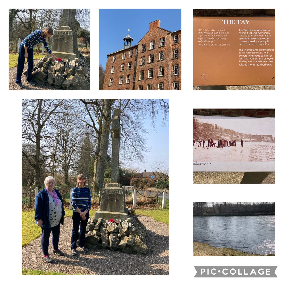 PaMemorial's tweet photo. Had the most amazing day yesterday in the company of Elizabeth, Jill, Margaret & Bill at Rosefield Farm #Balbeggie & #Stanley Mills sharing memories of Jimmy Carr & Douglas Dunn, @perthacademy FPs who lost their lives in #WW2.
Safely on video to add to our #PARemembers project. https://t.co/ovovy515Fd