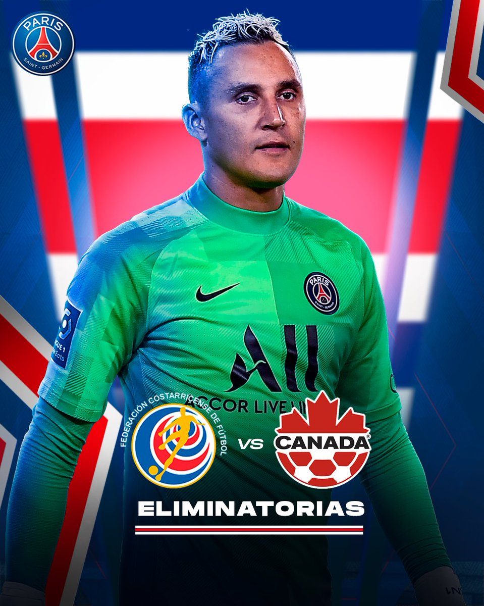 ¡Vamos, Keylor! 🧤

¡La <a href="/fedefutbolcrc/">FCRF 🇨🇷</a> 🇨🇷 enfrenta a Canadá 🇨🇦 con la ilusión de acercarse al Mundial de Qatar 🇶🇦!

#VamosParis ❤️💙
