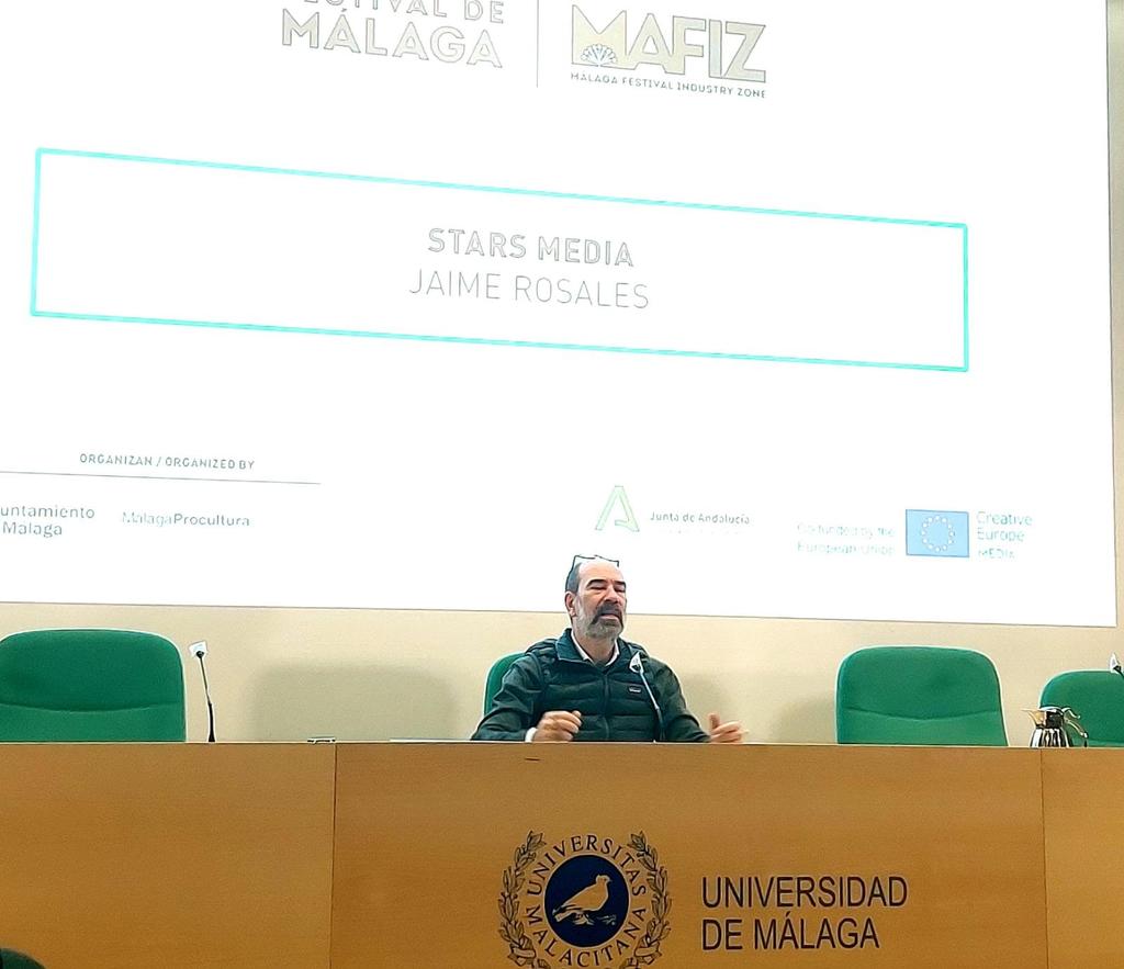 ECMEDIAnd's tweet photo. #hoy #StarsMEDIA con #JaimeRosales uno de nuestros productores con mayor proyección internacional. Con estas sesiones pretendemos promocionar a los creadores que enriquecen nuestra sociedad y nos inspiran https://t.co/jCxJmAonJj #MAFIZ @MAFIZMalaga https://t.co/BVf60JZfKk