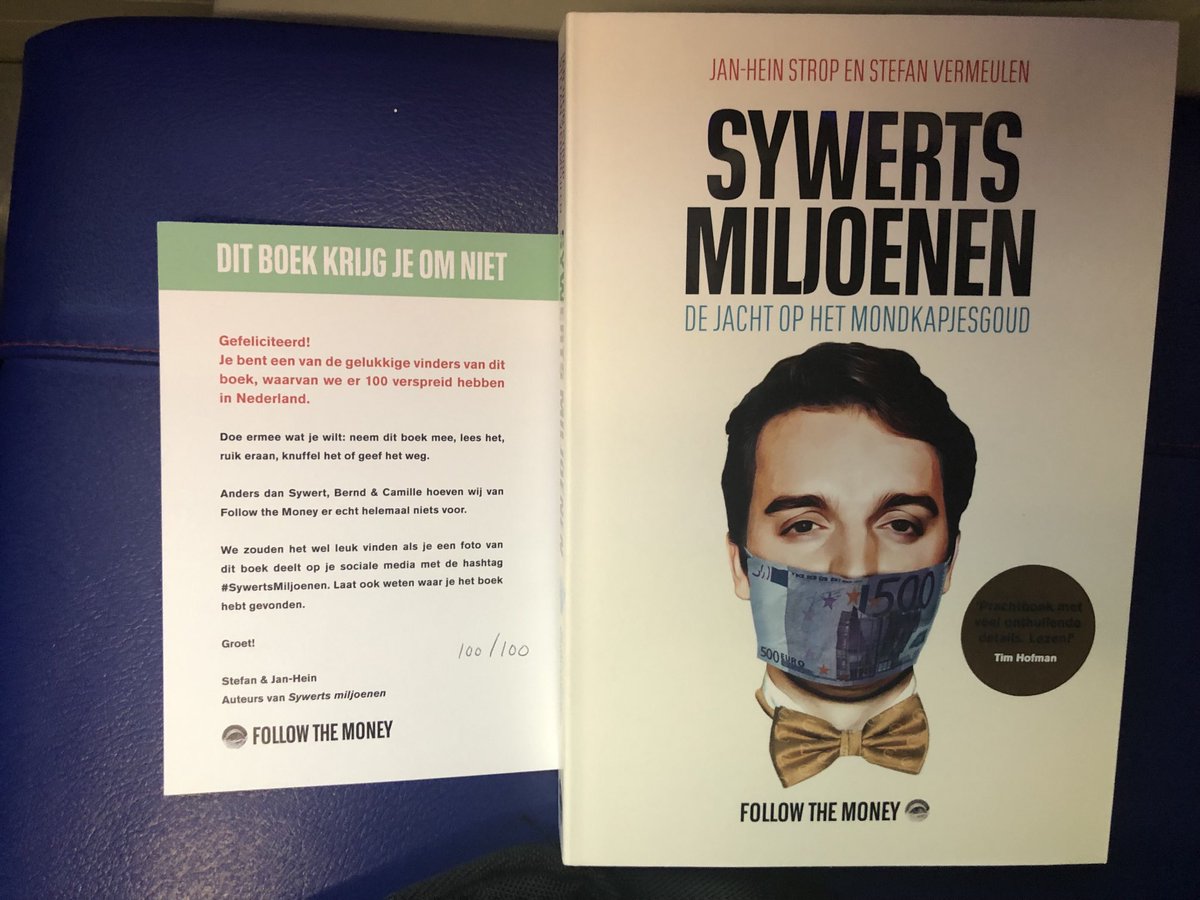 erikjanR's tweet photo. Wat een leuk idee van FollowTheMoney. Net dit boek met kaartje gevonden in de stoptrein van denhaag naar Dordrecht. #SywertsMiljoenen. Ga m zeker lezen en denk mijn kinderen ook. Daarna gaat dit boek zijn weg vervolgen. https://t.co/HIJM9iG5sE