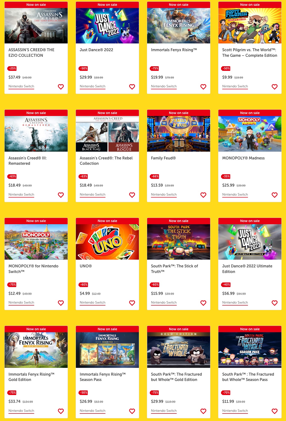 Lbabinz 🇨🇦 on Twitter "Weekly Digital Switch Game Sale on the