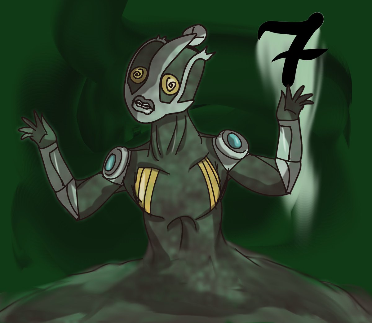 toffensky's tweet photo. Villain from episode 7 F.F 2! The other version will be villain number 8. #jojo_anime #JoJosBizarreAdventure #FooFighters #ff #jjbafanart #Stone_Ocean #stoneocean #stone_ocean_anime https://t.co/dlBapN86N7