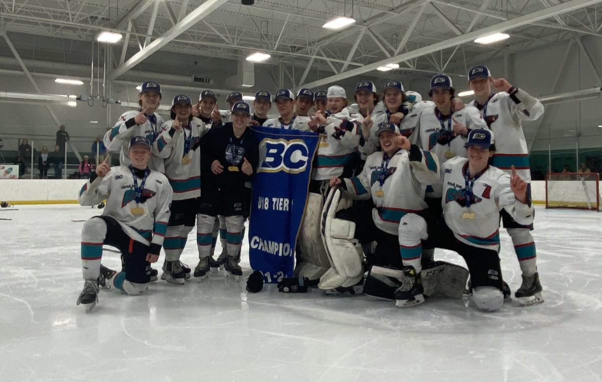 BCHockey_Source's tweet photo. 🏆 #BCHchamp | Congratulations to the Okanagan-Central U18 AA Rockets who have won the 2021-22 U18 Tier 1 Championship!

Full Championship stats: https://t.co/bpO5FpHjB8 https://t.co/c5FbkzvEab