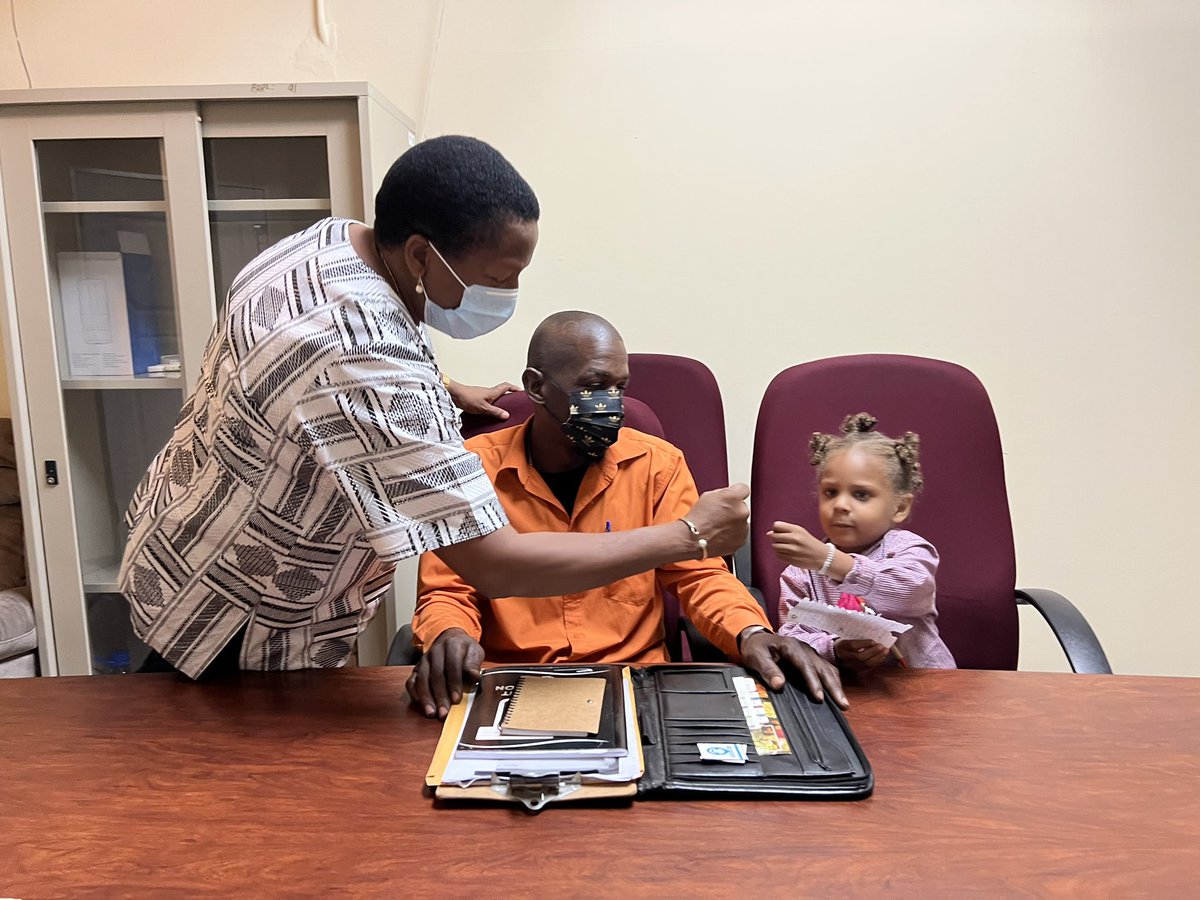 #PennyontheJob Office Day in Arima! Small man made my day! Earlier this morning, before Cabinet I continued my community outreach at my office on Guanapo street in Arima. #people #progress #prosperity