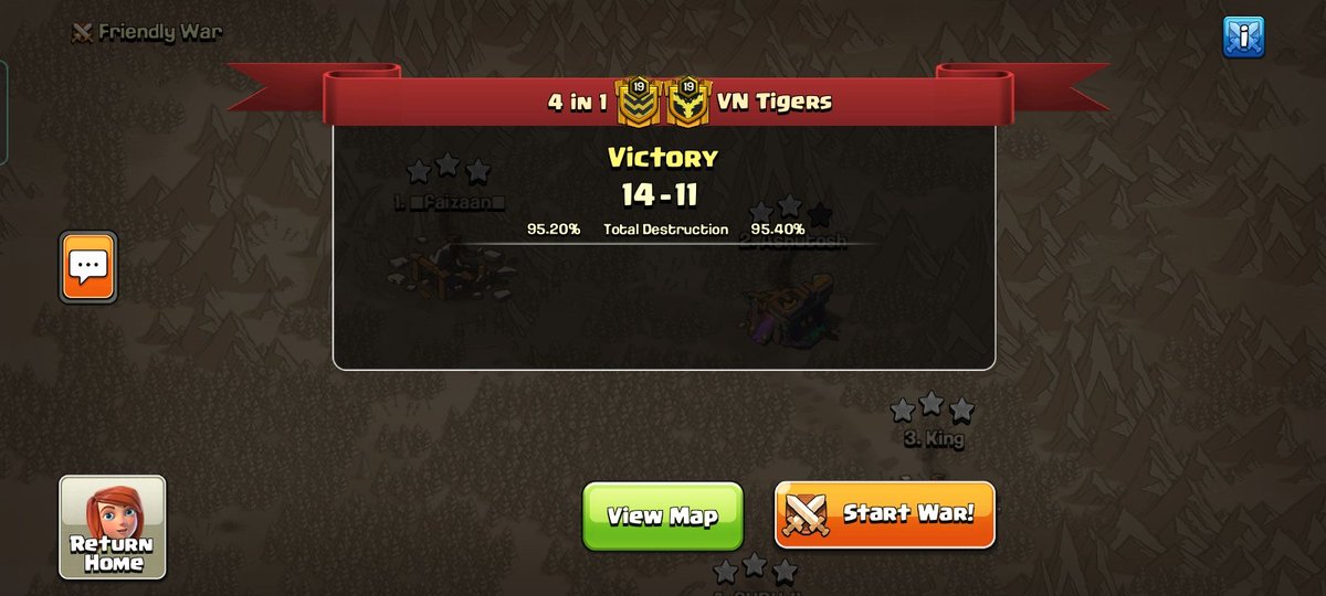 ⚔️<a href="/FrenchCup/">French Clash Cup</a>⚔️

<a href="/4in1_COC/">4 in 1</a> 🆚 @VNTigers 
🔥🔥🔥
GG @VNTigers  Nice Try