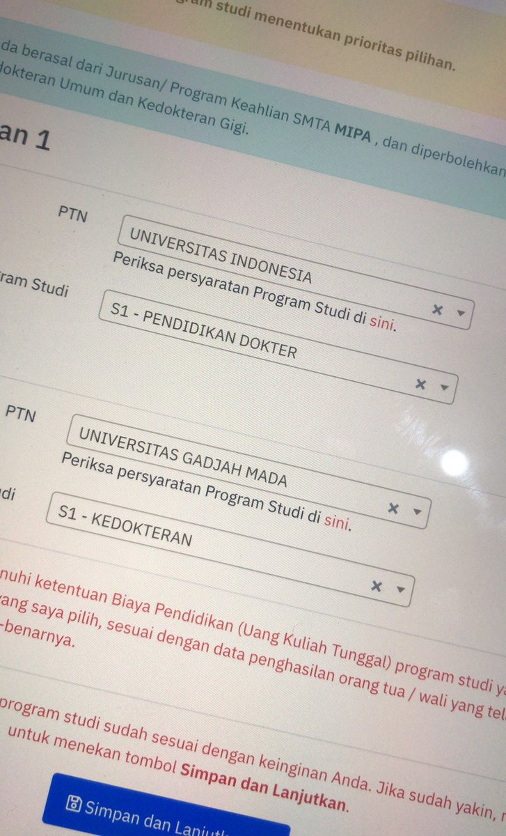 sbmptnfess's tweet photo. mohon doanya bestie🤡 aku ikhlas kok klo keterima pilihan 2🥹🙏 ptn! https://t.co/vFfexng5Ye
