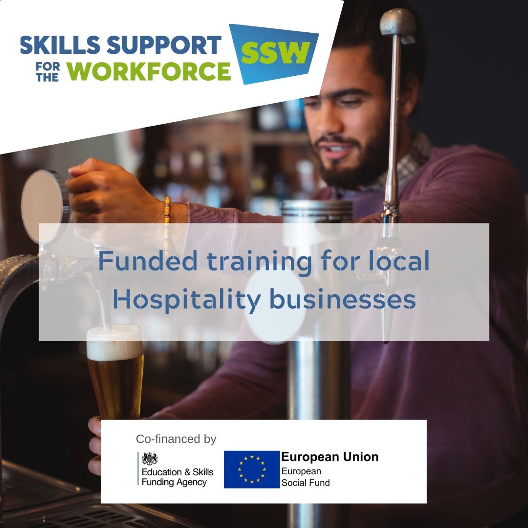 SEMLEP (@semlep) on Twitter photo Calling Hospitality businesses in the South East Midlands!
Upskill your workforce with FREE training from Skills Support for the Workforce /
<a href="/serco_ssw/">Skills Support for the Workforce</a>
Find out more: serco-ese.com/skills-support…
#sswSEMHospitality Calling Hospitality businesses in the South East Midlands!
Upskill your workforce with FREE training from Skills Support for the Workforce /
<a href="/serco_ssw/">Skills Support for the Workforce</a>
Find out more: serco-ese.com/skills-support…
#sswSEMHospitality