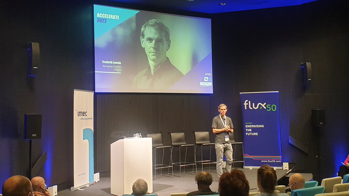 #Flux50 #Accelerate2022 event #Flux50Accelerate2022 at #IMEC Leuven @flux_50 @imec_int @imecVlaanderen