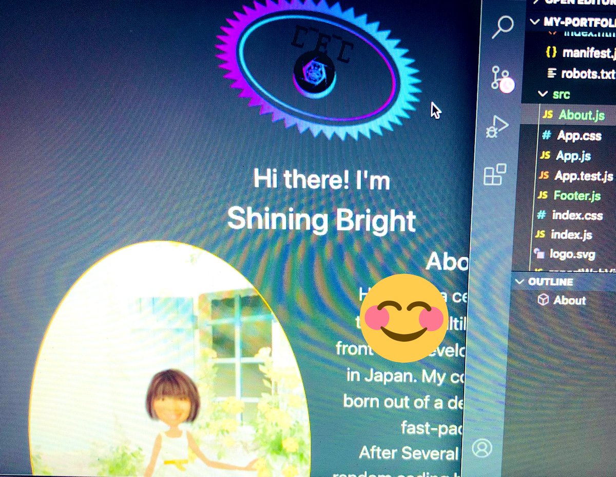 EsTechtic's tweet photo. Day 71/100 of #100DaysOfCode 
Still working on my portfolio homepage. I’ll build a basic single paged #react portfolio website for now. Included #axios in my list of dependencies(not sure I’ll use it 🤣).

#CodeNewbie #WomenWhoCode #html #ReactJS #webdev https://t.co/dogzc7UW30