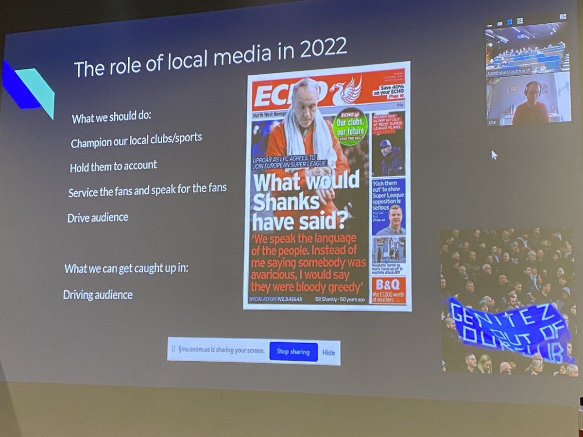 HindmarshMatt's tweet image. Today our level 5s were fortunate to be joined by Head of football from the Liverpool Echo @JoeRimmer88 who gave an great session on: the role of media &amp;amp; industry change; &amp;amp; the Echos objectives &amp;amp; their response to audience habits. Thanks Joe - we’d love to have you back! 👌👍🔥