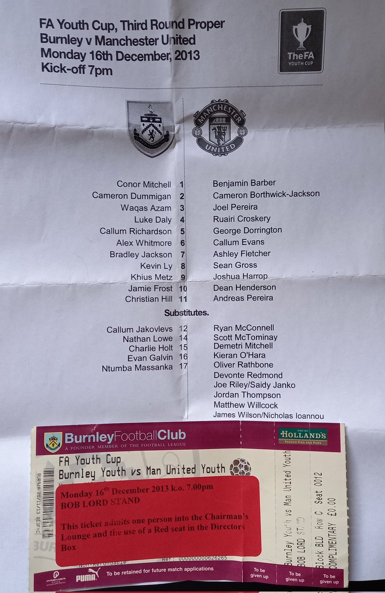 Just found this in my coat during a clear out for charity 
<a href="/conor_mitchell/">Conor Mitchell</a> <a href="/camerondummigan/">Cameron Dummigan</a> <a href="/waqasazam11/">Waqas</a> <a href="/Luk3daly7/">Luke Daly</a>  <a href="/alexxwhitmoree/">Alex Whitmore</a> <a href="/Bradjackson88/">Bradley Jackson</a> <a href="/khiusmetz/">Khius Metz</a> <a href="/jamiefrost6/">Jamie Frost</a> <a href="/callumjakovlevs/">Callum Jakovlevs</a> <a href="/NathanLowe_/">Nathan Lowe</a> <a href="/EvanGalvin/">Evan Galvin</a> <a href="/ntumba_massanka/">Ntumba Massanka🇨🇩</a> <a href="/ollie_rathbone/">OMR</a> <a href="/MickRathbone/">Mick Rathbone</a> <a href="/BFCAcademy/">Burnley FC Academy</a>