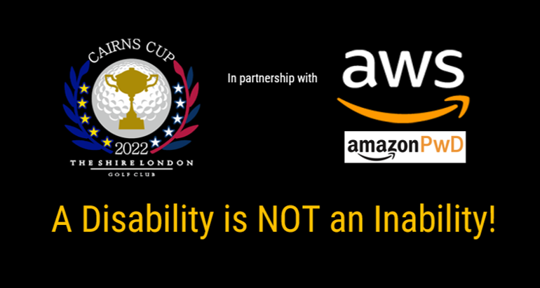 TSGers's tweet photo. This is amazing news, so pleased to be involved with this disability golf event! Well done @awscloud great support! #Sponsors #CainrsCup2022 #AmazonPwD #Proud https://t.co/uuWYtkVVWP https://t.co/BNARtDL2qD