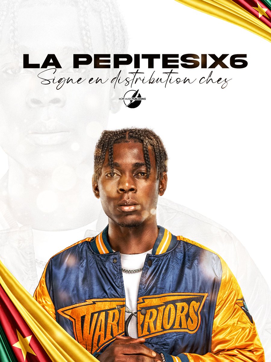Toute l'équipe de Hope Music souhaite la bienvenue à LaPepitesix6 dans son écurie de distribution.

La nouvelle pépite du Rap Camerounais apporte une nouvelle fraîcheur avec la Drill  Kmer.

Son single "la pépite" 👉🏾 open.spotify.com/track/4xqbkfit…
#WelcomeLaPepite