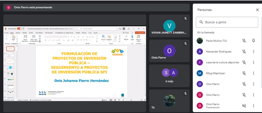 PlaneacionMeta's tweet photo. ¡Iniciamos nuestro ciclo de capacitaciones virtuales en Planeación Territorial! Durante esta primera jornada los asistentes de 10 municipios resolvieron inquietudes y accedieron a contenidos actualizados en materia de formulación y seguimiento a proyectos de inversión pública. https://t.co/p70UlCSpsR